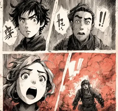 漫蛙漫画条目页中题材分类、更新节奏与条目状态的字段呈现位置示意
